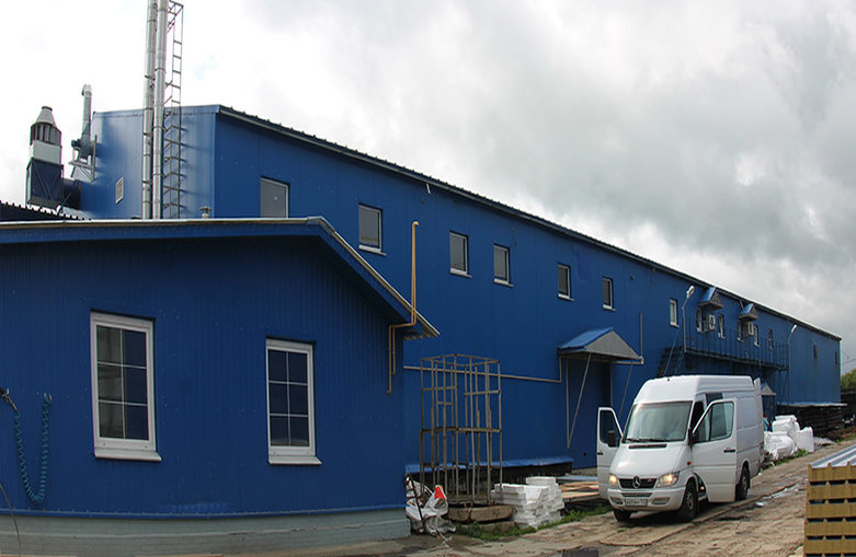 Производственное здание с антресолью из металлоконструкций