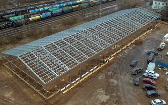 Фото объекта: Быстровозводимый ангар 3000 кв. м по готовому проекту