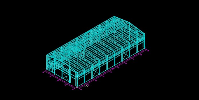 Крановое промздание Лайт индастриал с АБК из металлоконструкций
