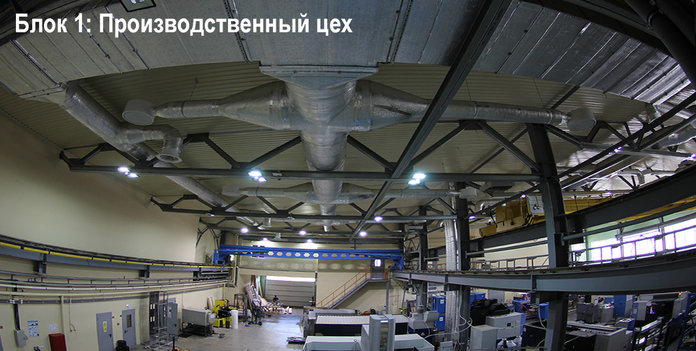 Технологический комплекс  из металлоконструкций