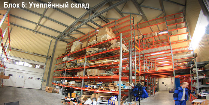 Технологический комплекс  из металлоконструкций