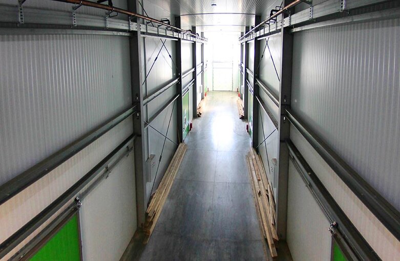 Холодильный склад для яблок на 2000 тонн из металлоконструкций