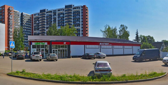 Магазин 18 х 40 х 4 м из металлоконструкций