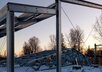 Снег стройке не помеха: зимний монтаж магазина из ЛСТК