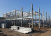Строительство торгового комплекса на комбинированном металлокаркасе