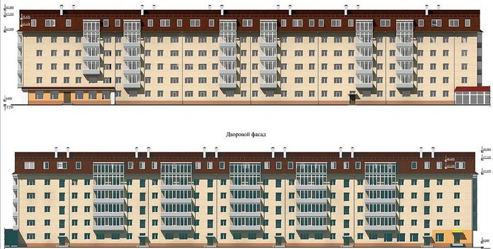 Реконструкция 5 этажных жилых домов