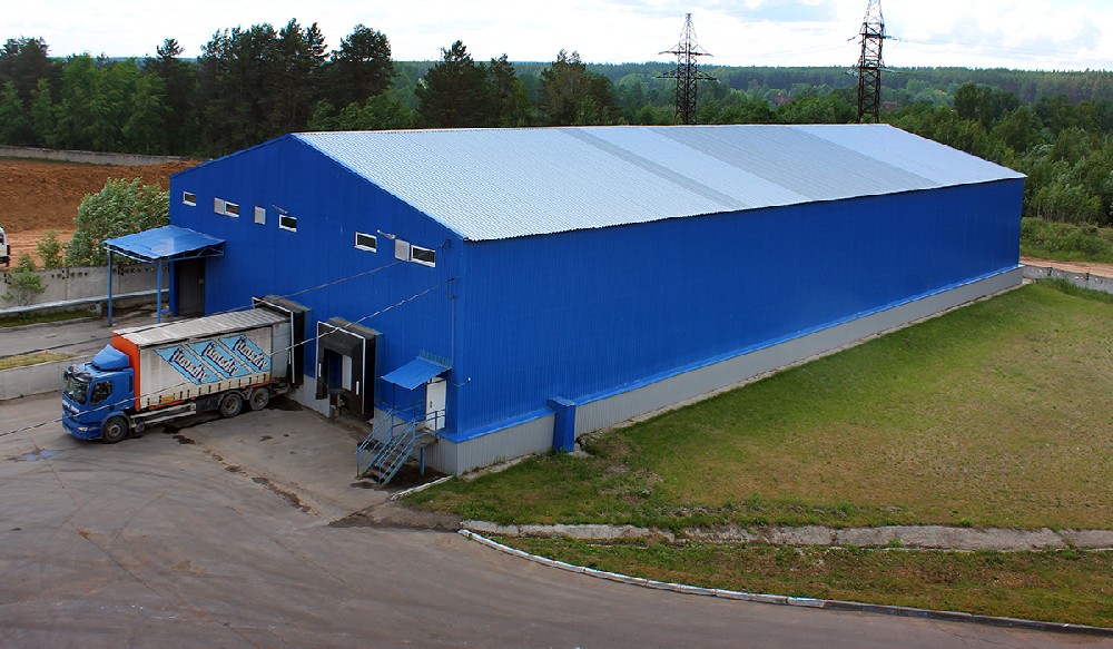Товарный склад из металлоконструкций в Московской области
