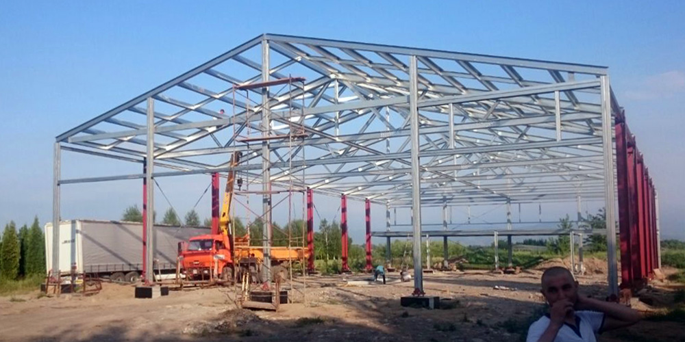 Строительство овощехранилища СТЕРК в Казахстане