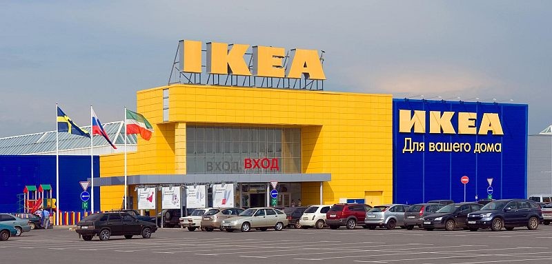 Быстровозводимый магазин Ikea