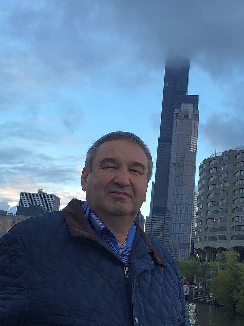 А.Шухардин в Чикаго, 2016 г.