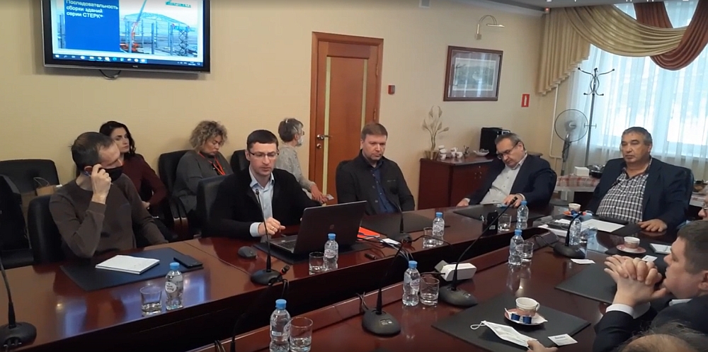 Начальник отдела продаж ООО "Андромета" на встрече с делегацией Беларуси