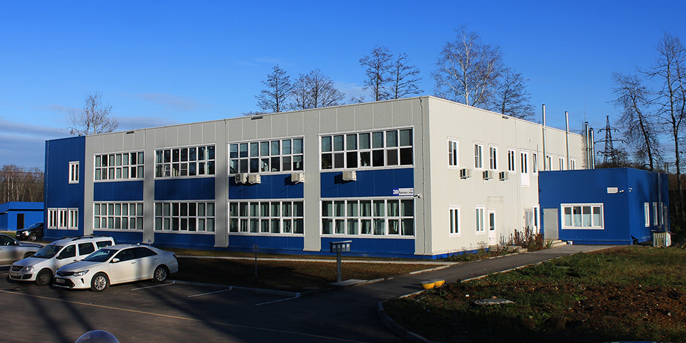 Офисно-производственное здание из металлоконструкций