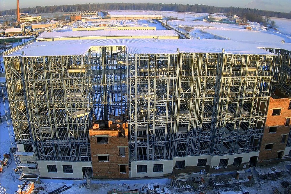 Строительство 6-этажного ЛСТК дома Стилтаун в Обнинске